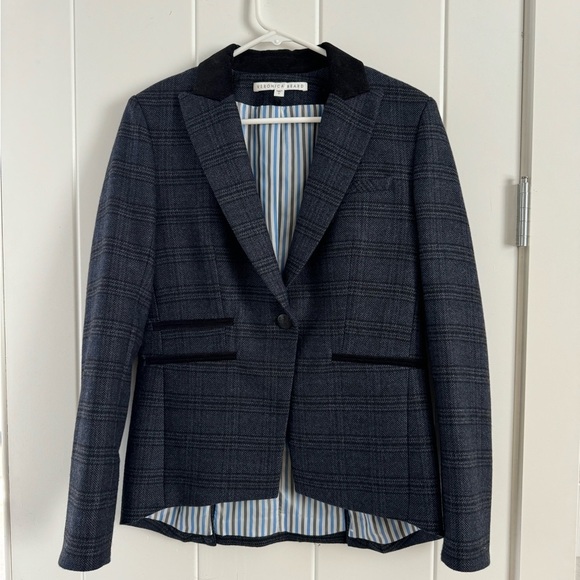 Veronica Beard Gia Peak Lapel Blazer tweed wool size 8 - Picture 6 of 10